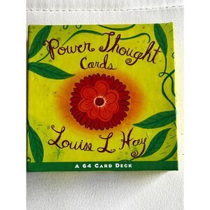 Louise L. Hay POWER THOUGHT CARDS Deck Of 64 Gift Boxed Affirmation Cards